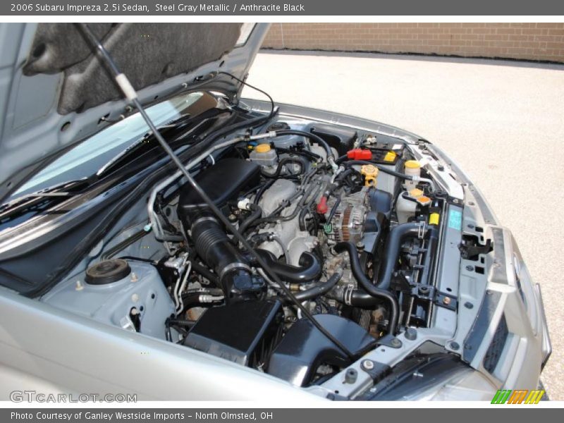 Steel Gray Metallic / Anthracite Black 2006 Subaru Impreza 2.5i Sedan