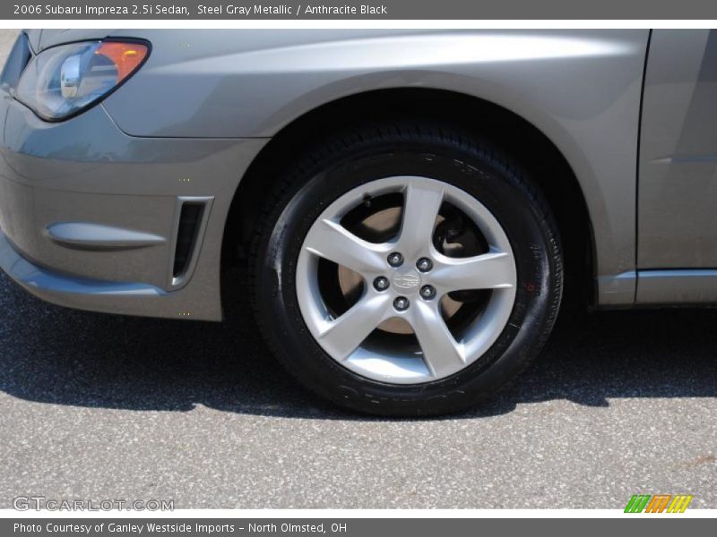 Steel Gray Metallic / Anthracite Black 2006 Subaru Impreza 2.5i Sedan
