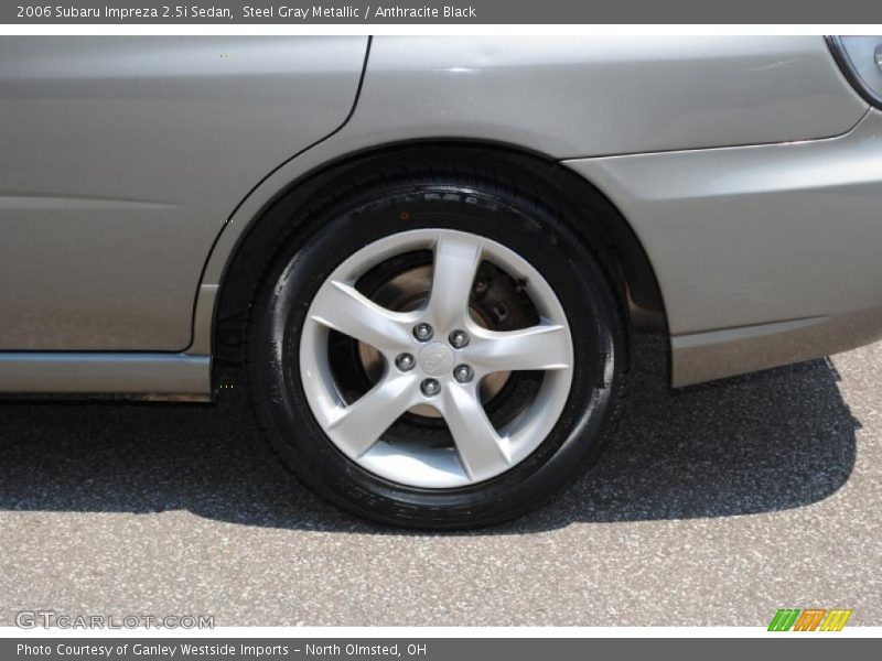 Steel Gray Metallic / Anthracite Black 2006 Subaru Impreza 2.5i Sedan