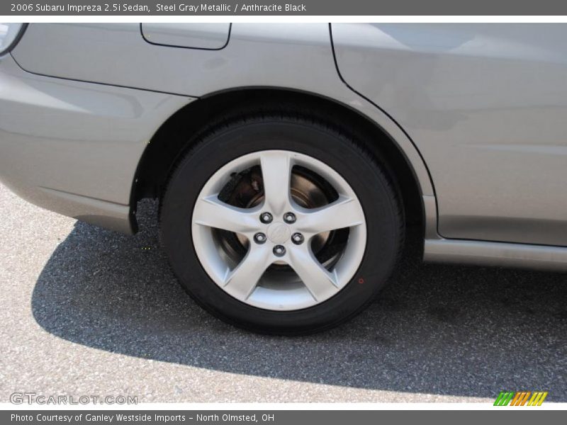 Steel Gray Metallic / Anthracite Black 2006 Subaru Impreza 2.5i Sedan