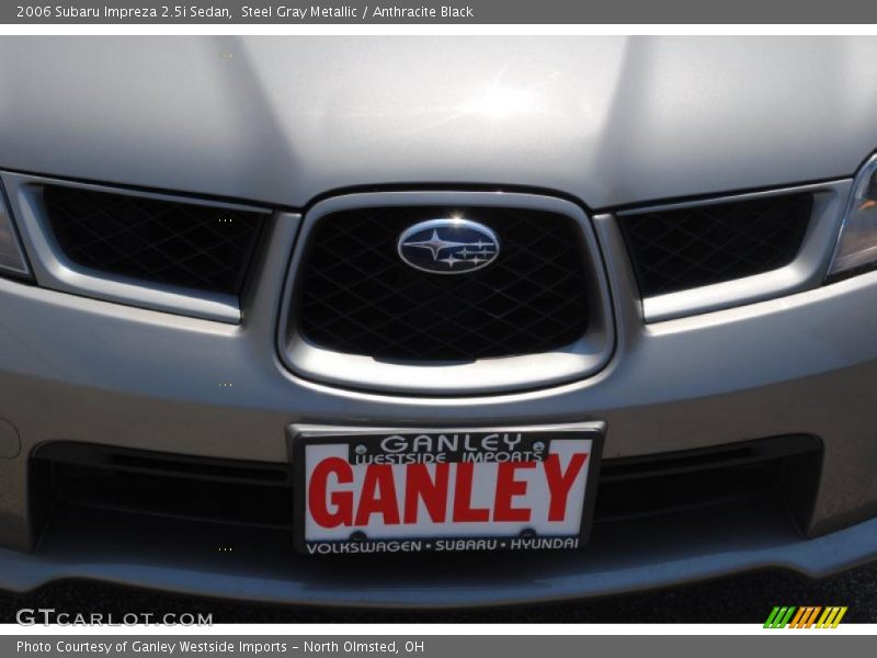 Steel Gray Metallic / Anthracite Black 2006 Subaru Impreza 2.5i Sedan