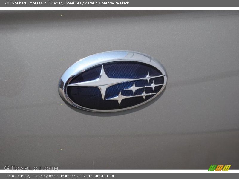 Steel Gray Metallic / Anthracite Black 2006 Subaru Impreza 2.5i Sedan