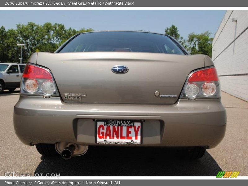 Steel Gray Metallic / Anthracite Black 2006 Subaru Impreza 2.5i Sedan