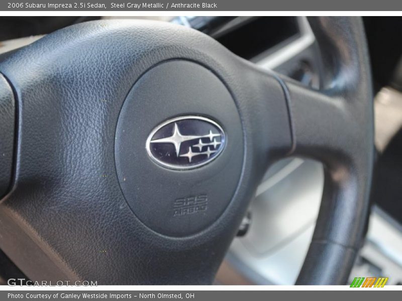 Steel Gray Metallic / Anthracite Black 2006 Subaru Impreza 2.5i Sedan