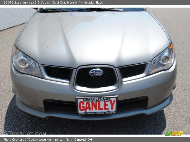 Steel Gray Metallic / Anthracite Black 2006 Subaru Impreza 2.5i Sedan
