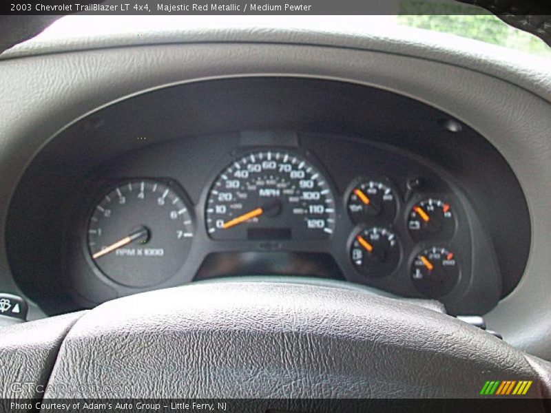 Majestic Red Metallic / Medium Pewter 2003 Chevrolet TrailBlazer LT 4x4