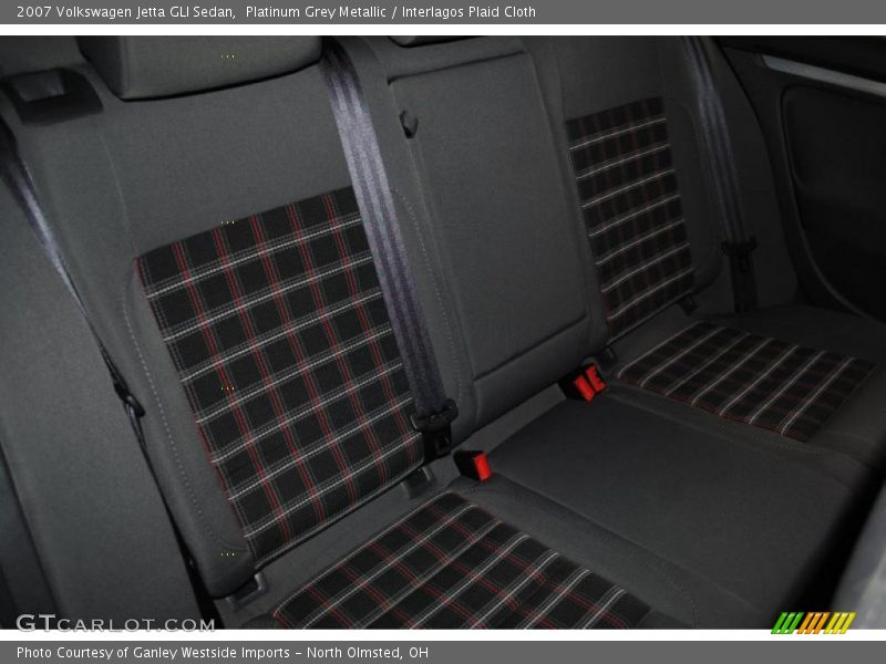 Platinum Grey Metallic / Interlagos Plaid Cloth 2007 Volkswagen Jetta GLI Sedan