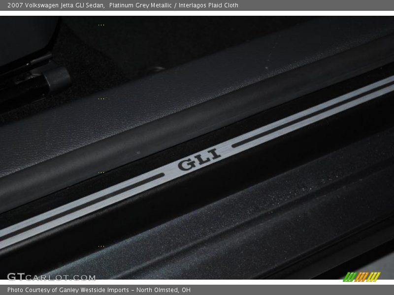Platinum Grey Metallic / Interlagos Plaid Cloth 2007 Volkswagen Jetta GLI Sedan
