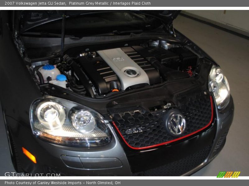 Platinum Grey Metallic / Interlagos Plaid Cloth 2007 Volkswagen Jetta GLI Sedan
