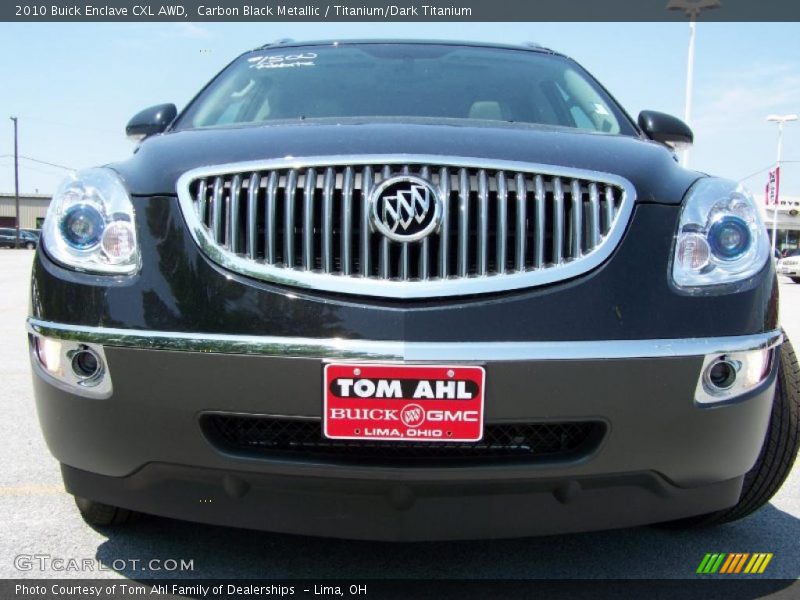 Carbon Black Metallic / Titanium/Dark Titanium 2010 Buick Enclave CXL AWD