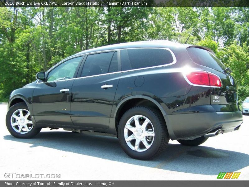 Carbon Black Metallic / Titanium/Dark Titanium 2010 Buick Enclave CXL AWD
