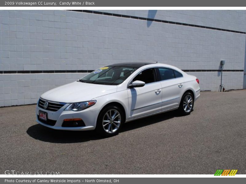 Candy White / Black 2009 Volkswagen CC Luxury