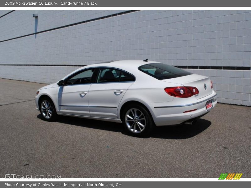 Candy White / Black 2009 Volkswagen CC Luxury