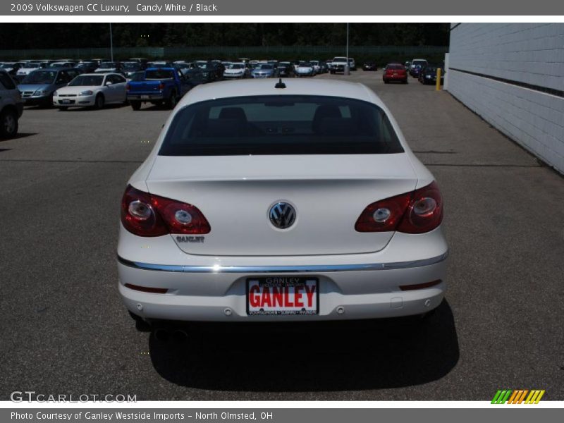 Candy White / Black 2009 Volkswagen CC Luxury