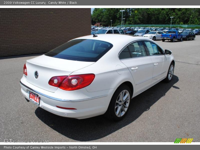 Candy White / Black 2009 Volkswagen CC Luxury