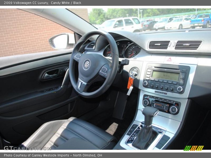 Candy White / Black 2009 Volkswagen CC Luxury