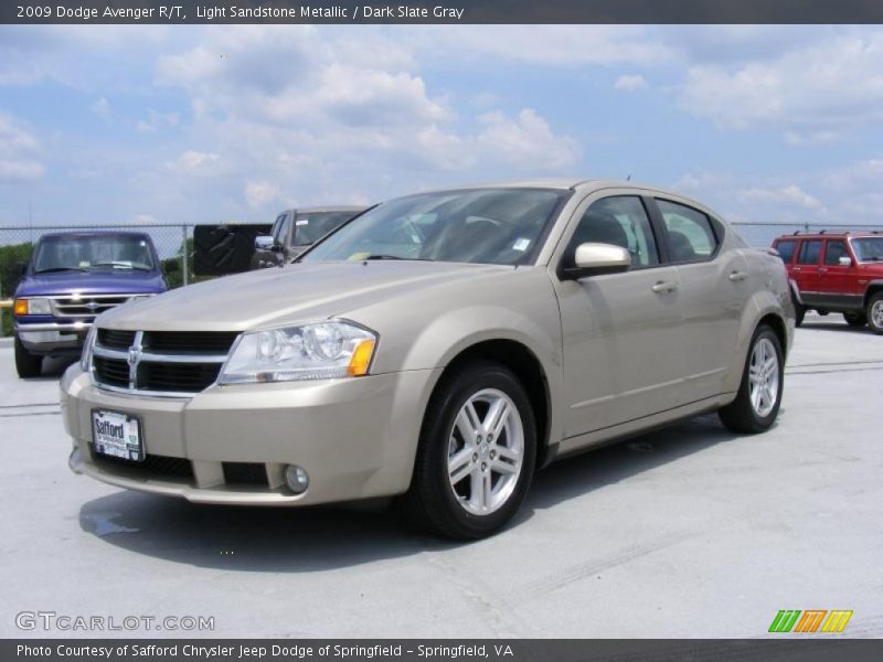 Light Sandstone Metallic / Dark Slate Gray 2009 Dodge Avenger R/T