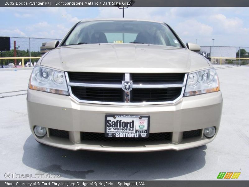 Light Sandstone Metallic / Dark Slate Gray 2009 Dodge Avenger R/T