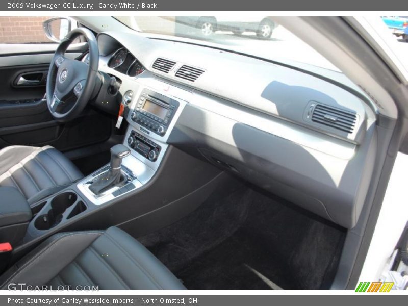 Candy White / Black 2009 Volkswagen CC Luxury