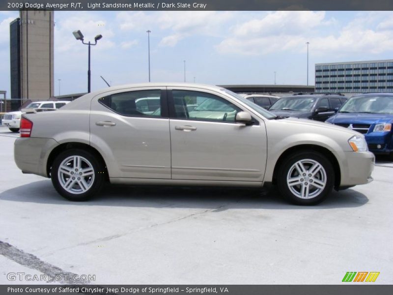 Light Sandstone Metallic / Dark Slate Gray 2009 Dodge Avenger R/T