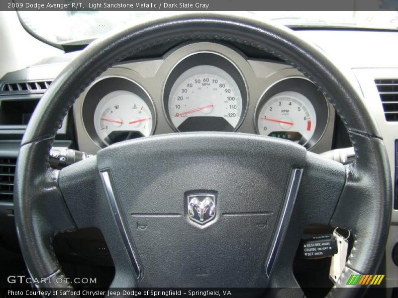 Light Sandstone Metallic / Dark Slate Gray 2009 Dodge Avenger R/T