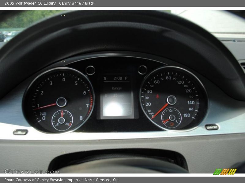 Candy White / Black 2009 Volkswagen CC Luxury