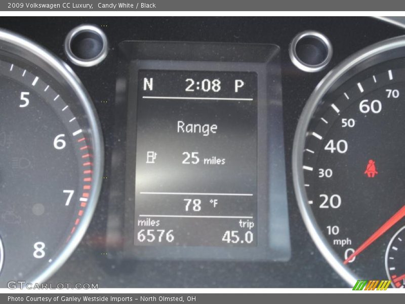 Candy White / Black 2009 Volkswagen CC Luxury