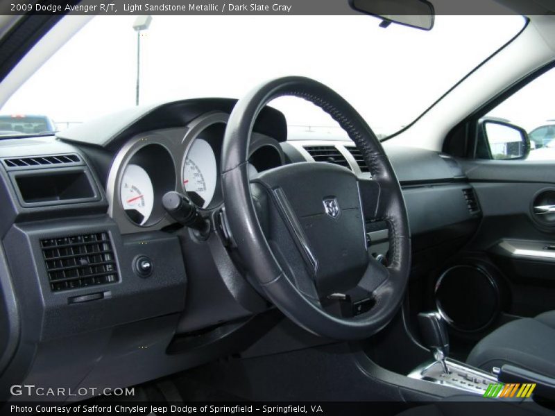 Light Sandstone Metallic / Dark Slate Gray 2009 Dodge Avenger R/T
