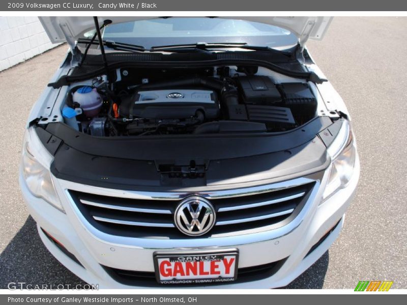 Candy White / Black 2009 Volkswagen CC Luxury