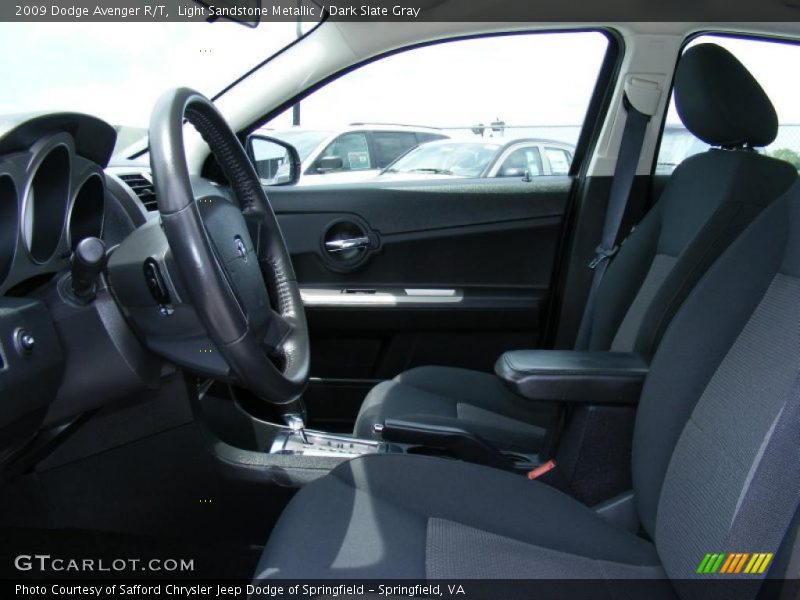Light Sandstone Metallic / Dark Slate Gray 2009 Dodge Avenger R/T
