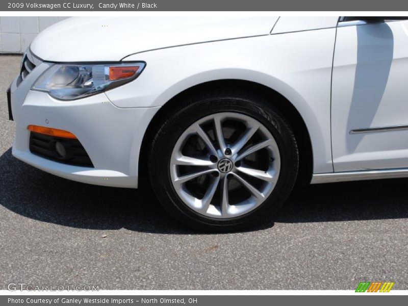 Candy White / Black 2009 Volkswagen CC Luxury