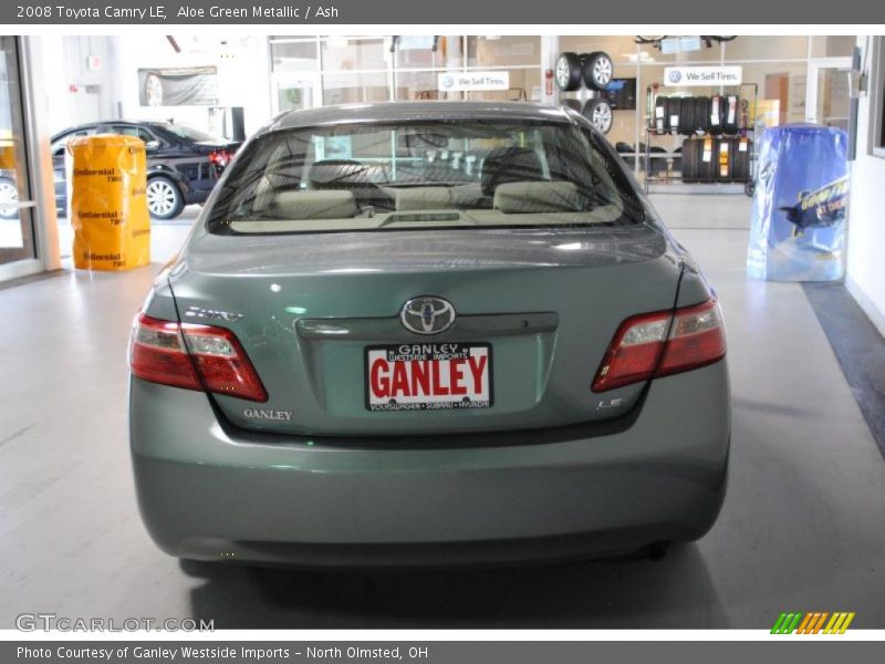Aloe Green Metallic / Ash 2008 Toyota Camry LE