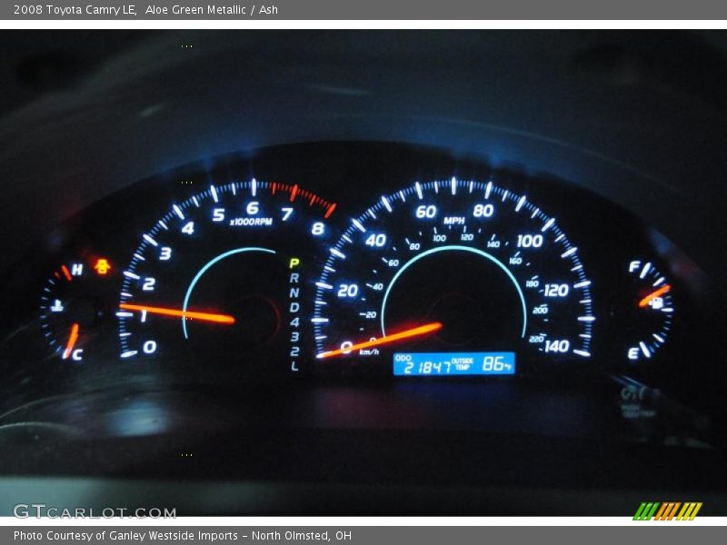 Aloe Green Metallic / Ash 2008 Toyota Camry LE