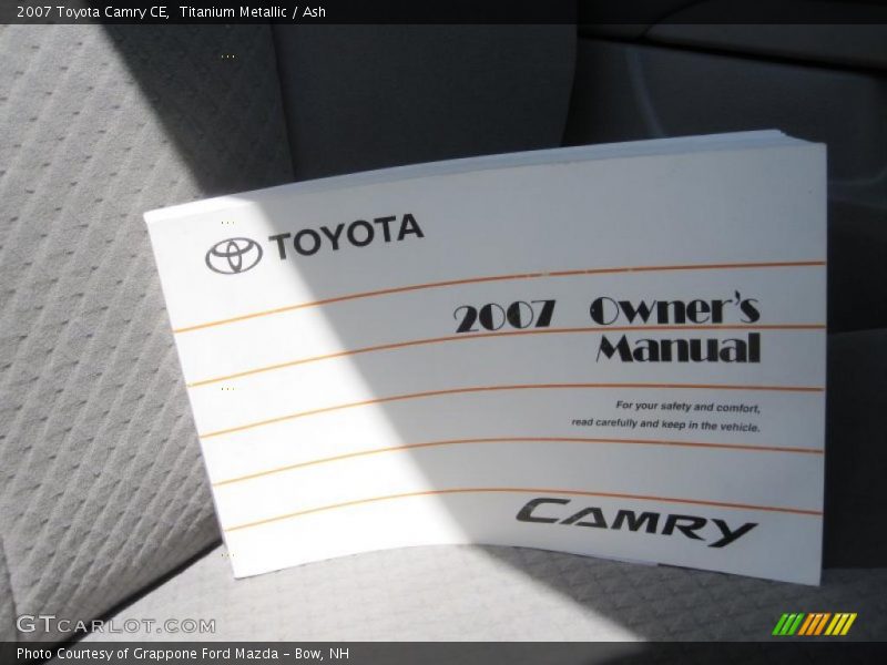 Titanium Metallic / Ash 2007 Toyota Camry CE