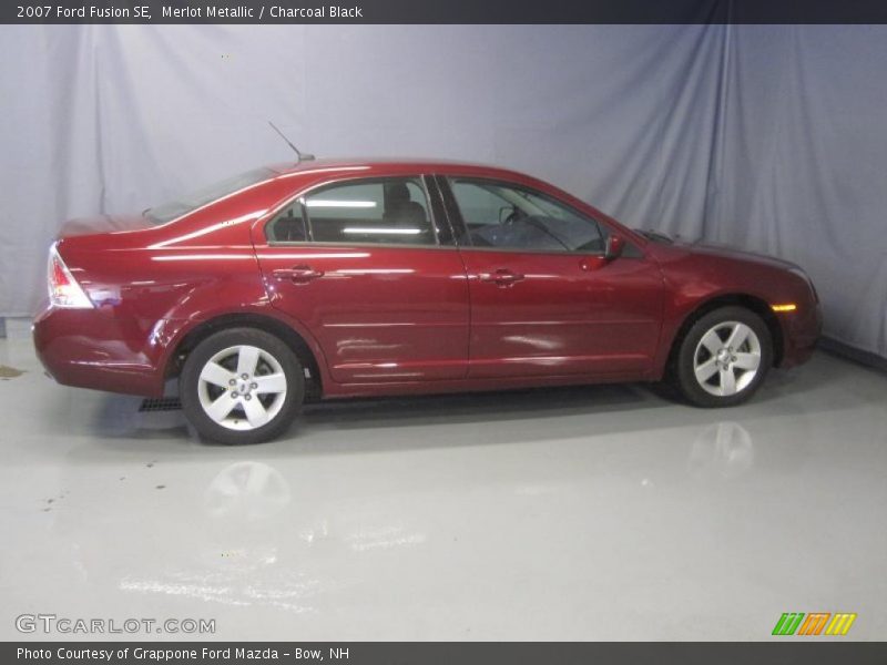 Merlot Metallic / Charcoal Black 2007 Ford Fusion SE