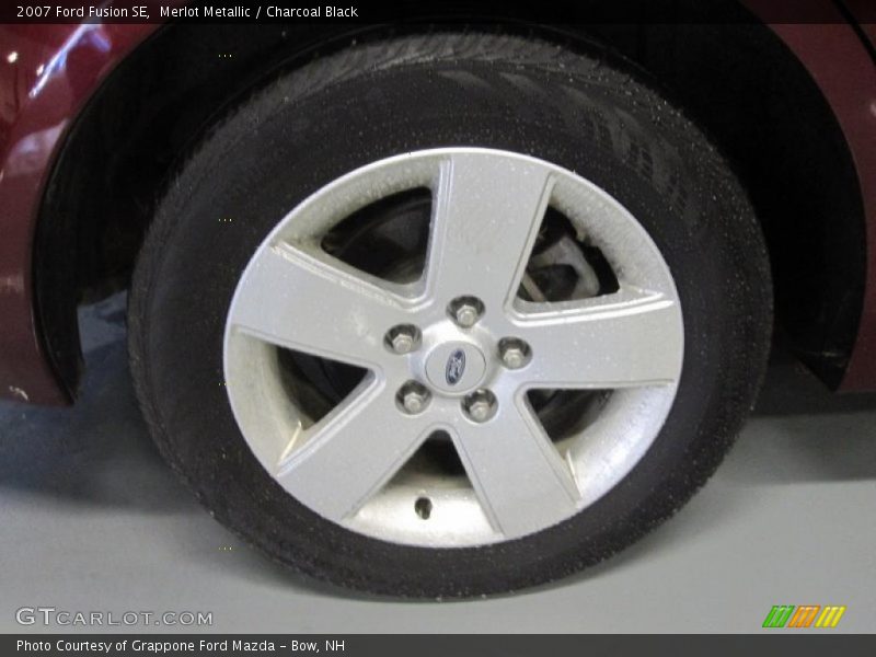 Merlot Metallic / Charcoal Black 2007 Ford Fusion SE