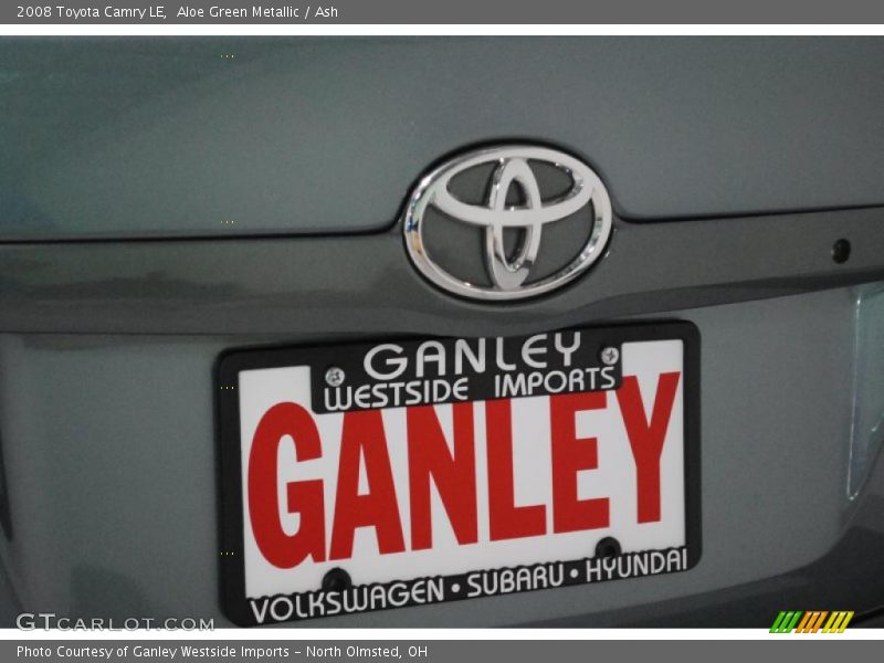 Aloe Green Metallic / Ash 2008 Toyota Camry LE