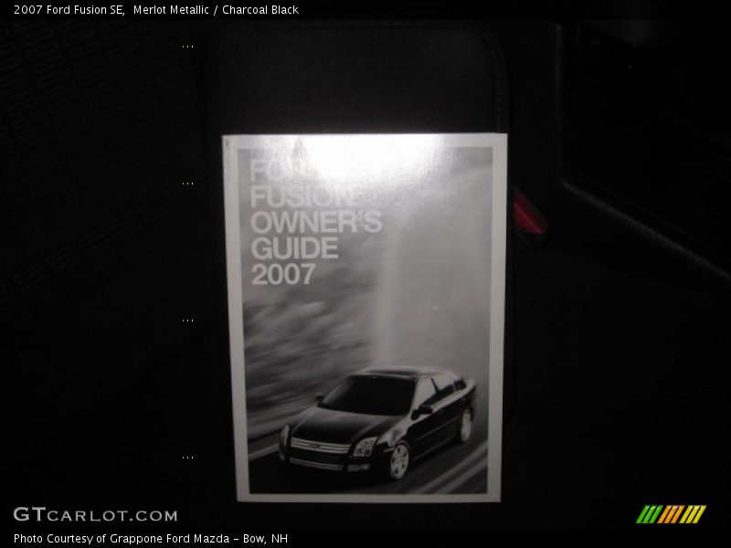 Merlot Metallic / Charcoal Black 2007 Ford Fusion SE