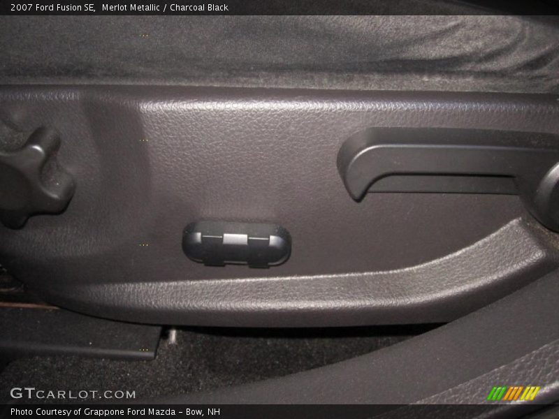 Merlot Metallic / Charcoal Black 2007 Ford Fusion SE