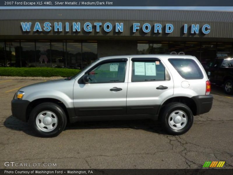 Silver Metallic / Medium/Dark Flint 2007 Ford Escape XLS 4WD