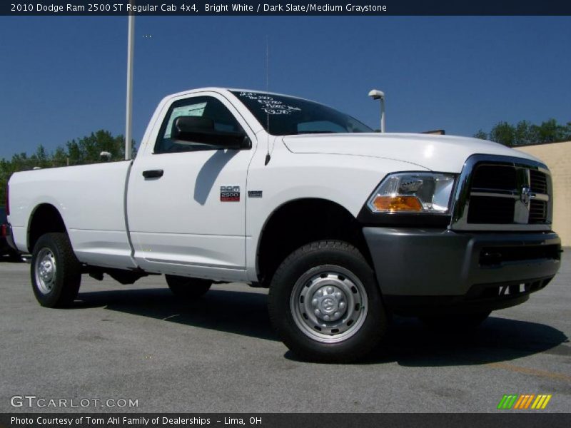 Bright White / Dark Slate/Medium Graystone 2010 Dodge Ram 2500 ST Regular Cab 4x4