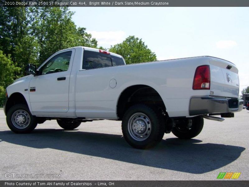 Bright White / Dark Slate/Medium Graystone 2010 Dodge Ram 2500 ST Regular Cab 4x4