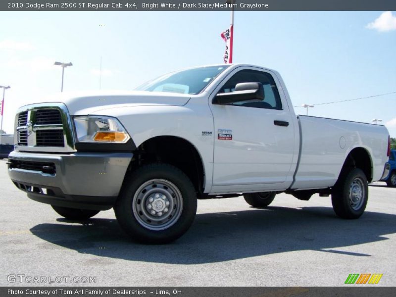 Bright White / Dark Slate/Medium Graystone 2010 Dodge Ram 2500 ST Regular Cab 4x4