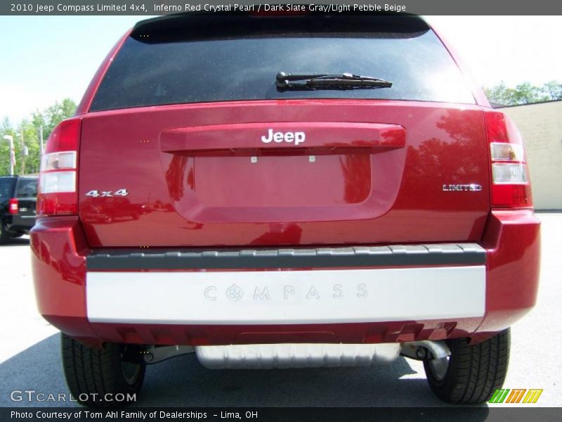 Inferno Red Crystal Pearl / Dark Slate Gray/Light Pebble Beige 2010 Jeep Compass Limited 4x4