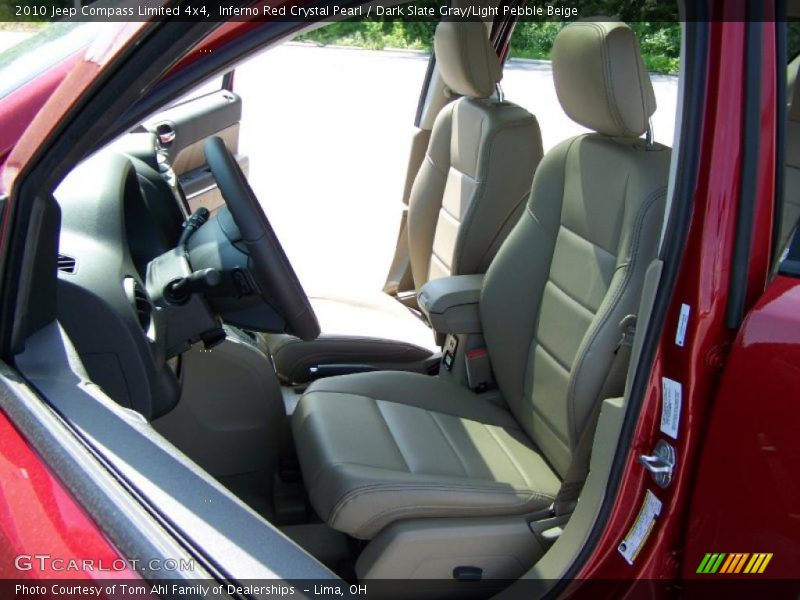 Inferno Red Crystal Pearl / Dark Slate Gray/Light Pebble Beige 2010 Jeep Compass Limited 4x4