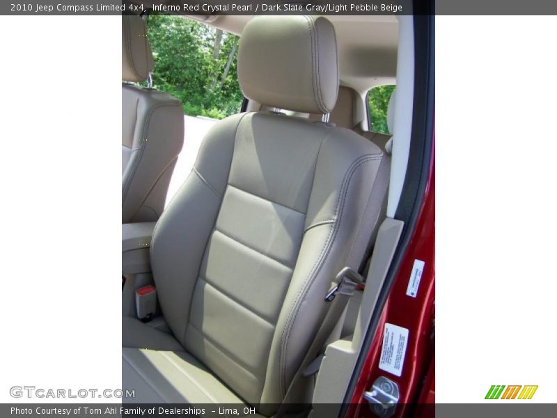 Inferno Red Crystal Pearl / Dark Slate Gray/Light Pebble Beige 2010 Jeep Compass Limited 4x4