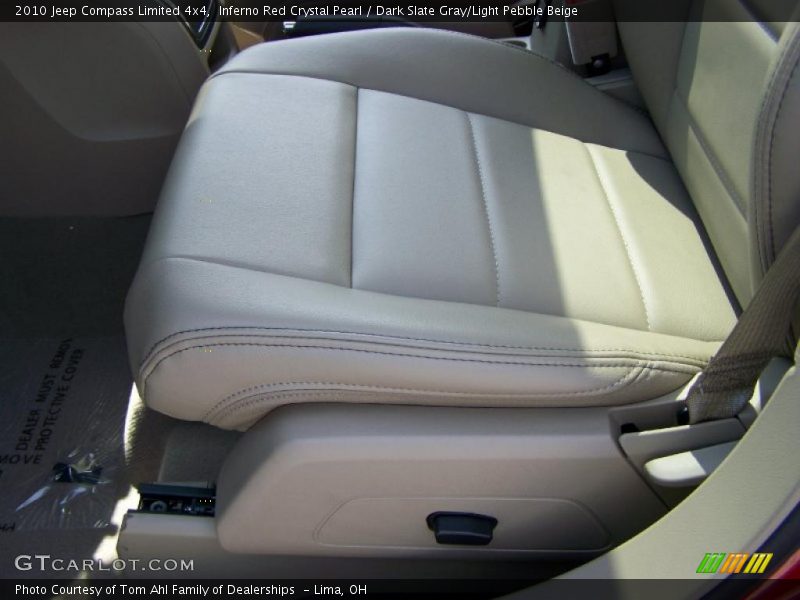 Inferno Red Crystal Pearl / Dark Slate Gray/Light Pebble Beige 2010 Jeep Compass Limited 4x4