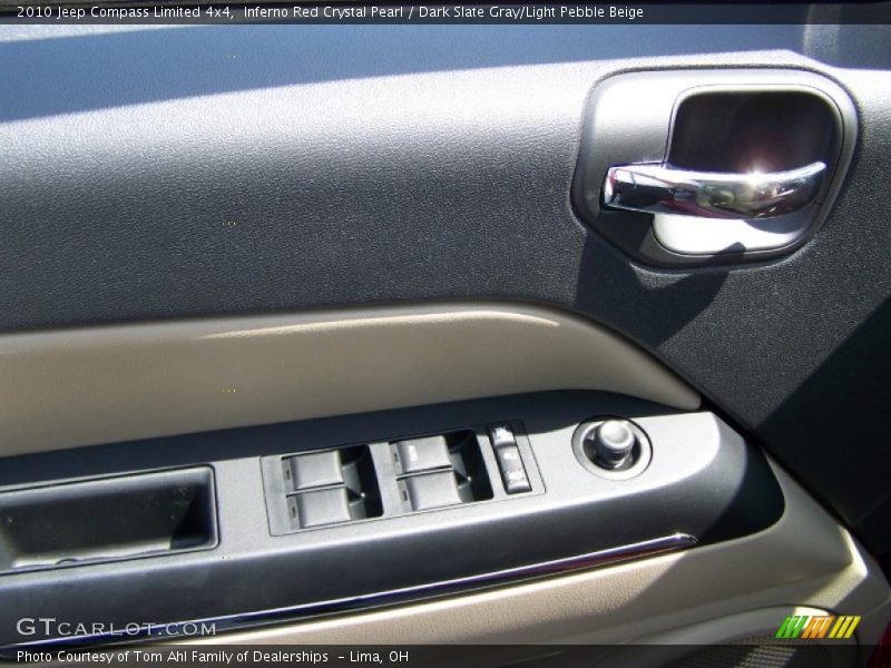Inferno Red Crystal Pearl / Dark Slate Gray/Light Pebble Beige 2010 Jeep Compass Limited 4x4