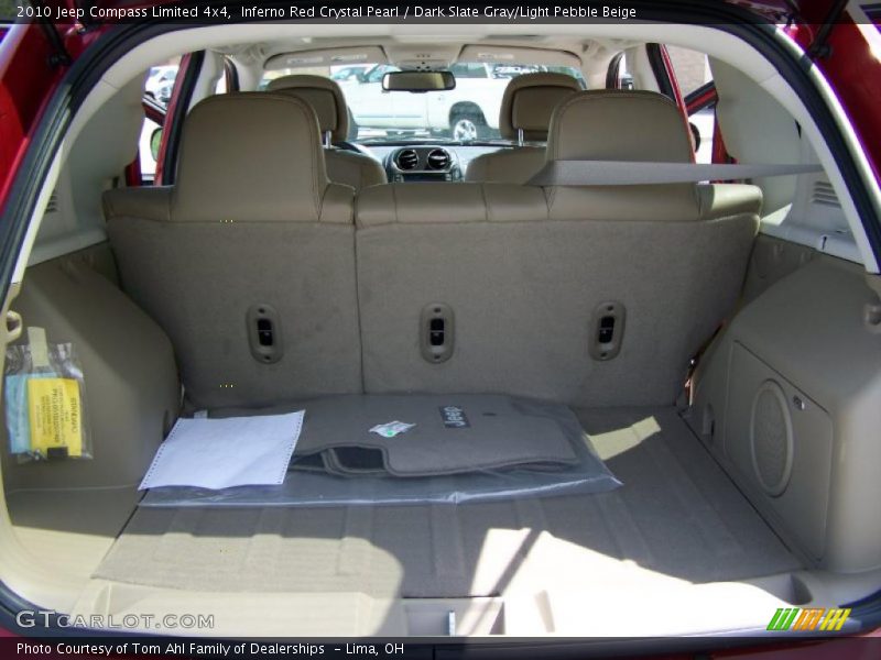 Inferno Red Crystal Pearl / Dark Slate Gray/Light Pebble Beige 2010 Jeep Compass Limited 4x4