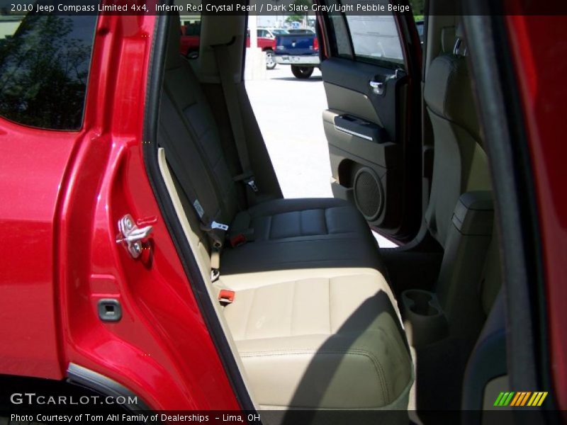 Inferno Red Crystal Pearl / Dark Slate Gray/Light Pebble Beige 2010 Jeep Compass Limited 4x4